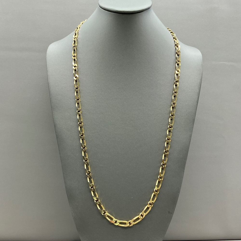 Napier Necklace Women Gold Vintage Figaro Chain Link Jewelry Fashion Costume 26'